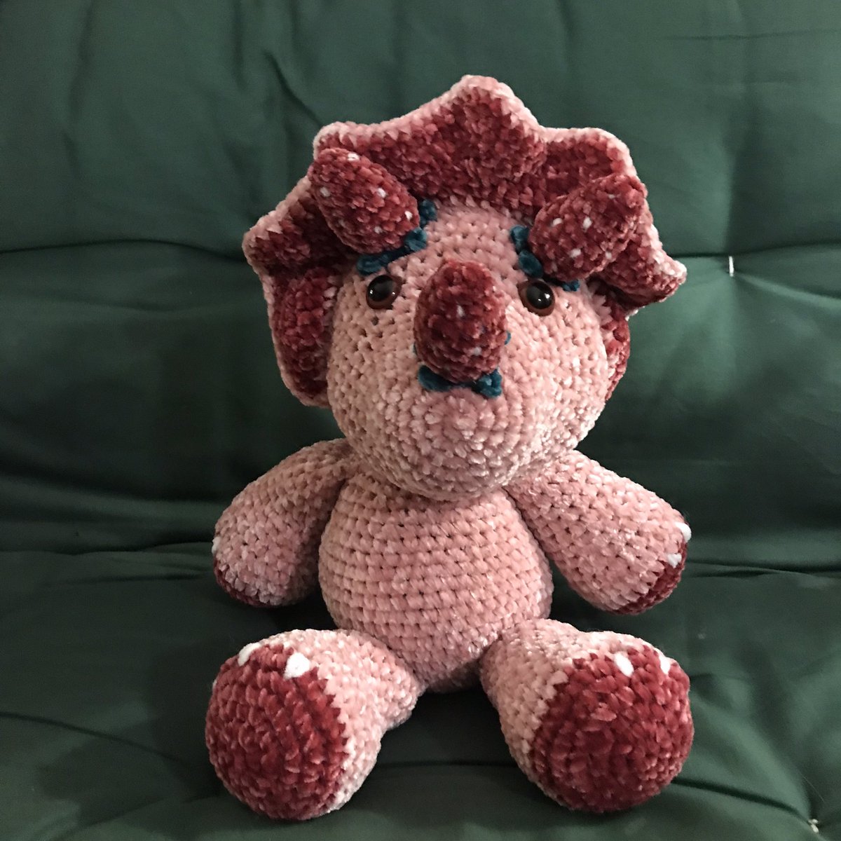 DiversifiedTx's tweet photo. Crochet Strawberry Triceratops Stiffer Animal - Ready to Ship 

https://t.co/gcc7TpIpCj

#strawberryTriceratops #velvetDino #triceratops #crochetDinosaur https://t.co/D0AXYcIgmD