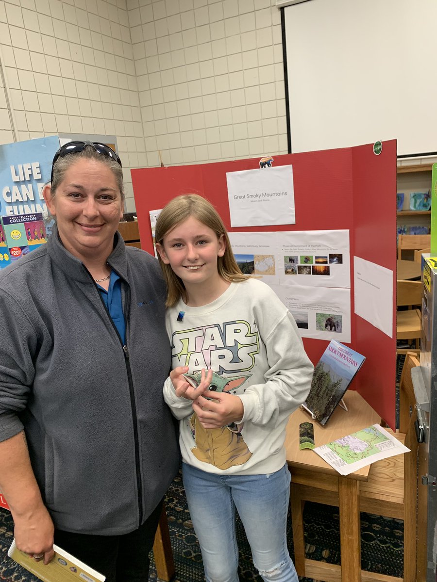 Bright Ideas <a href="/SmyrnaSchool/">Smyrna Elementary School</a> 5th grade National Park project spotlight!@TeacherTanner22