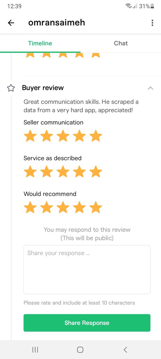 M_mohamden_y's tweet image. Successful project done with 🌟 🌟🌟🌟🌟 review
Thank @fiverr
#fiverr
#freelancing
#data_extraction
#freelancer