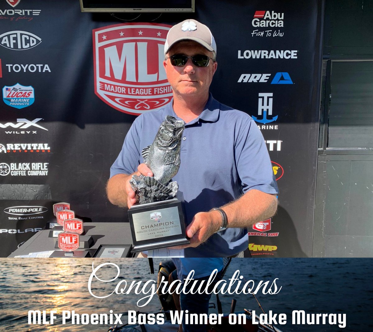 LakeMurrayCtry's tweet photo. πCongrats π to Bobby Stanfill of Greenwood, SC...he π£ caught 5 bass Saturday weighing 27 pounds, 11 ounces, to win the MLF Phoenix Bass Fishing League. Capital City/Lake Murray Country hosted the tournament.
#TopFishingDestination #ReelFishing #LakeMurraySC https://t.co/jpSyCMQVMc