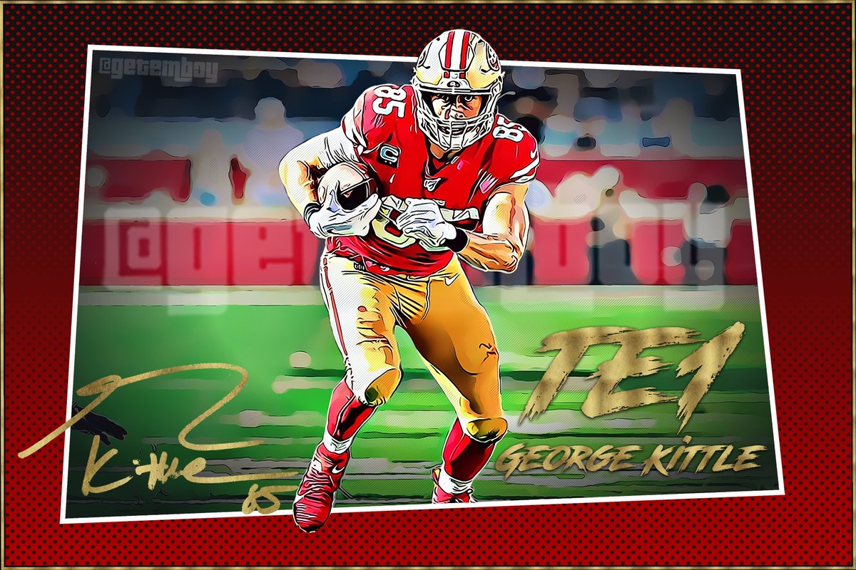 GETEMBOY's tweet photo. George Kittle AKA #YACAttack will once again be accompanied by Deebo AKA #TheYACKing along with Brandon Aiyuk AKA #TheYACMonster. This year #TheYACBros eat from QB-1 Trey Lance! It's going to be special!!! #FTTB https://t.co/T5oyIR5aXt