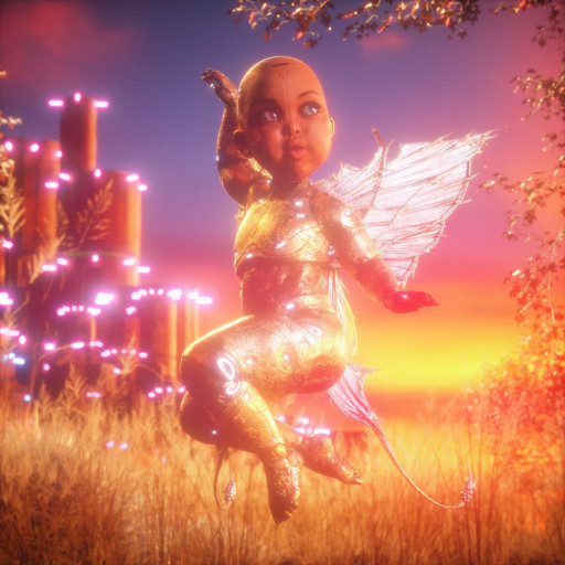 DancingBabyNFT's tweet photo. "I remixed the Dancing Baby by trying to imagine the baby in one of my digital worlds, and as a part cyborg part human angel."  Serwah Attafuah
@serwah_attafuah
 
Full Collection Auction:
11th of May, 3:00pm (NYC)  12:00pm (L.A)
https://t.co/LoI197kzSV https://t.co/Rg2Qh3lhhR