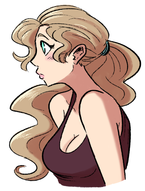 im going through some old 2017 doodles, here's some ann 