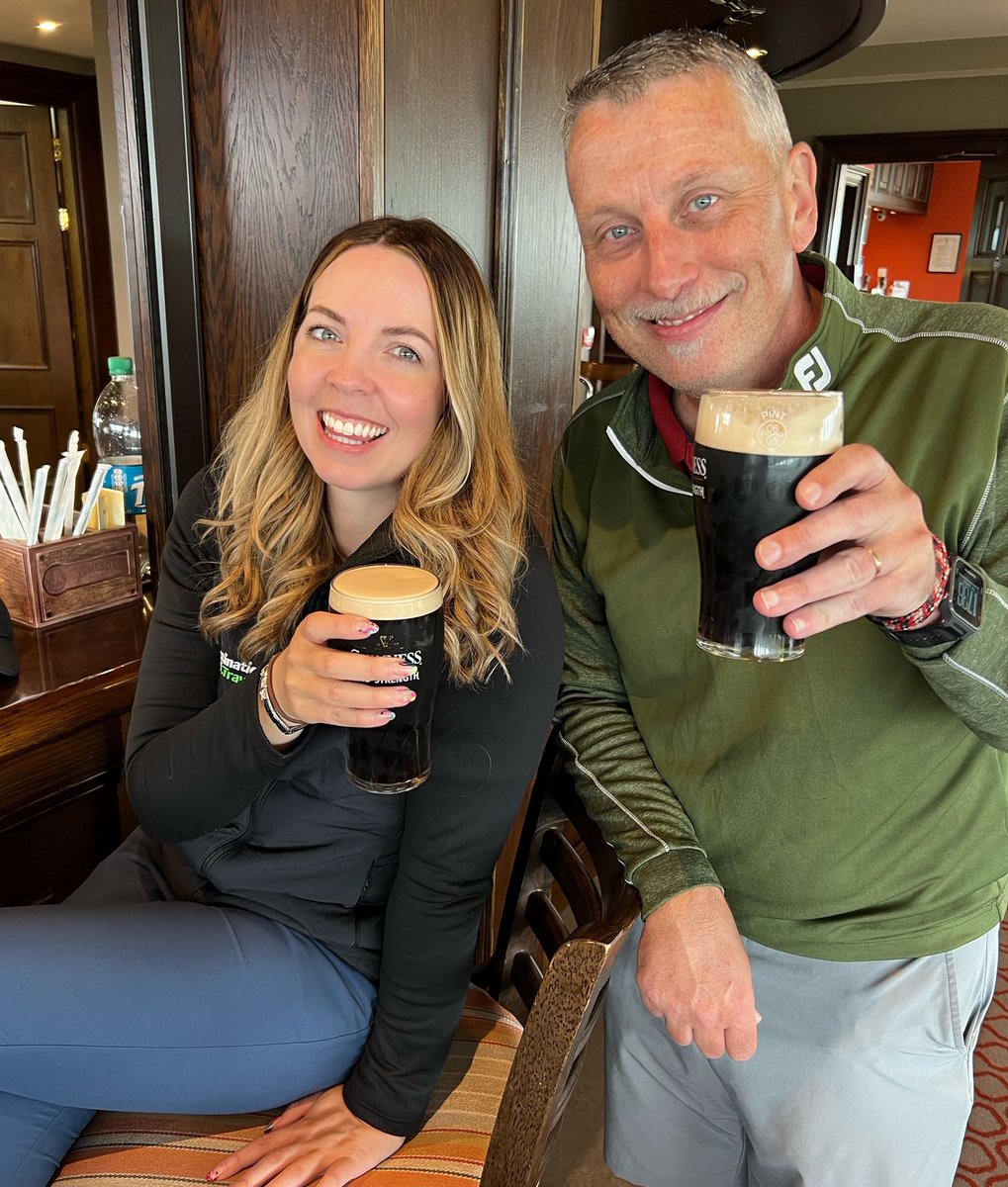 DoylerTweets's tweet photo. Pleasure to play with @rachmcqueen and Dermot @DGgolfguide @Royaldublin1 today. Beautiful sunshine, but I think Rachael brought some gale force wind from the Outer Hebrides with her! Pints were earned #3ClubWind #SometimesMore https://t.co/4n9EYS8NWK