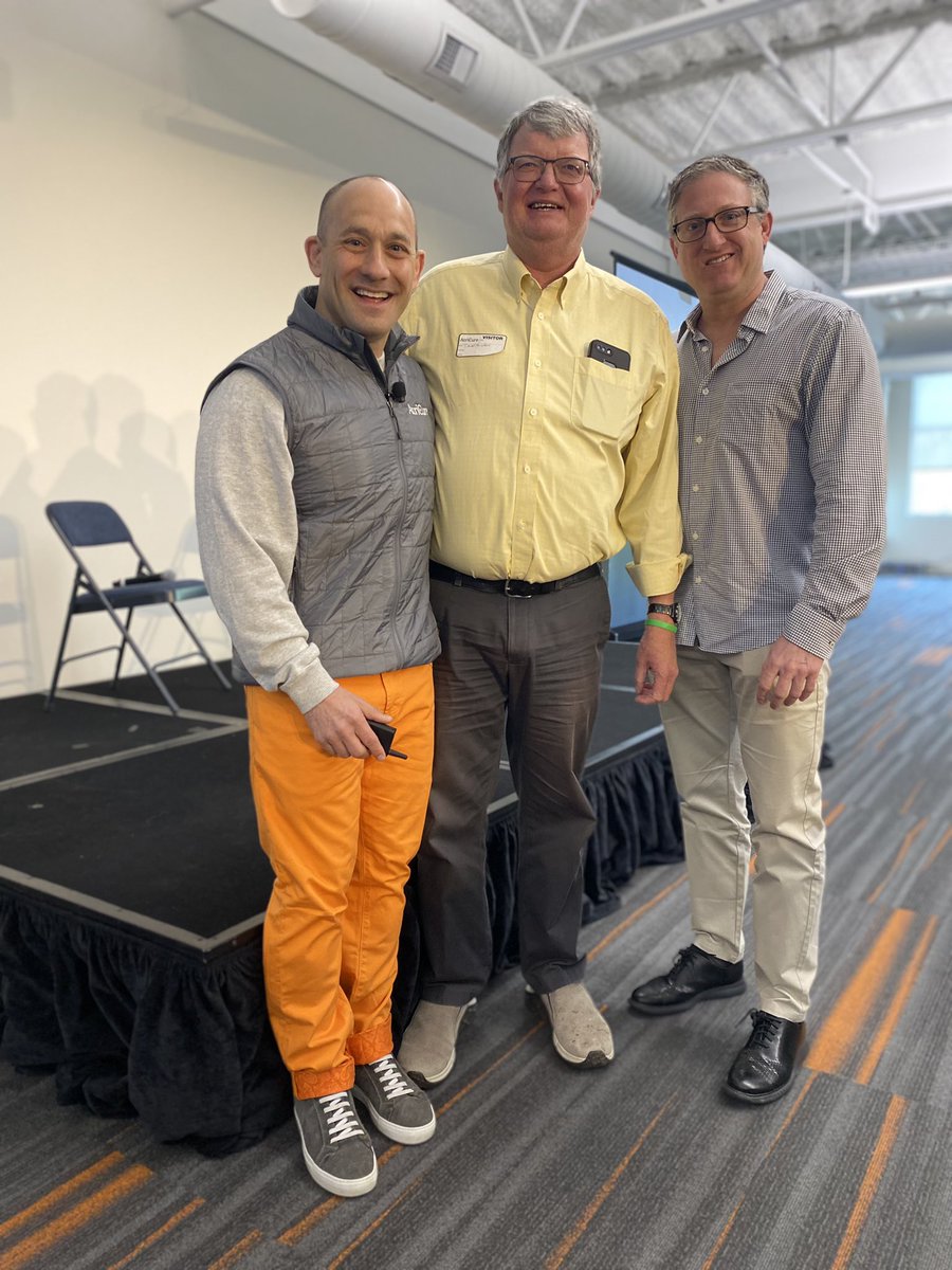 AtriCureCEO's tweet photo. It was a great day at #AtriCure, where we gathered (in person and virtually) to celebrate our successes and bold plans for the future. Thank you to everyone, including @daveredsfan and Dr. Eric Okum for joining us to share Dave’s journey with #Afib and Hybrid AF treatment. https://t.co/G3sC77KRNx