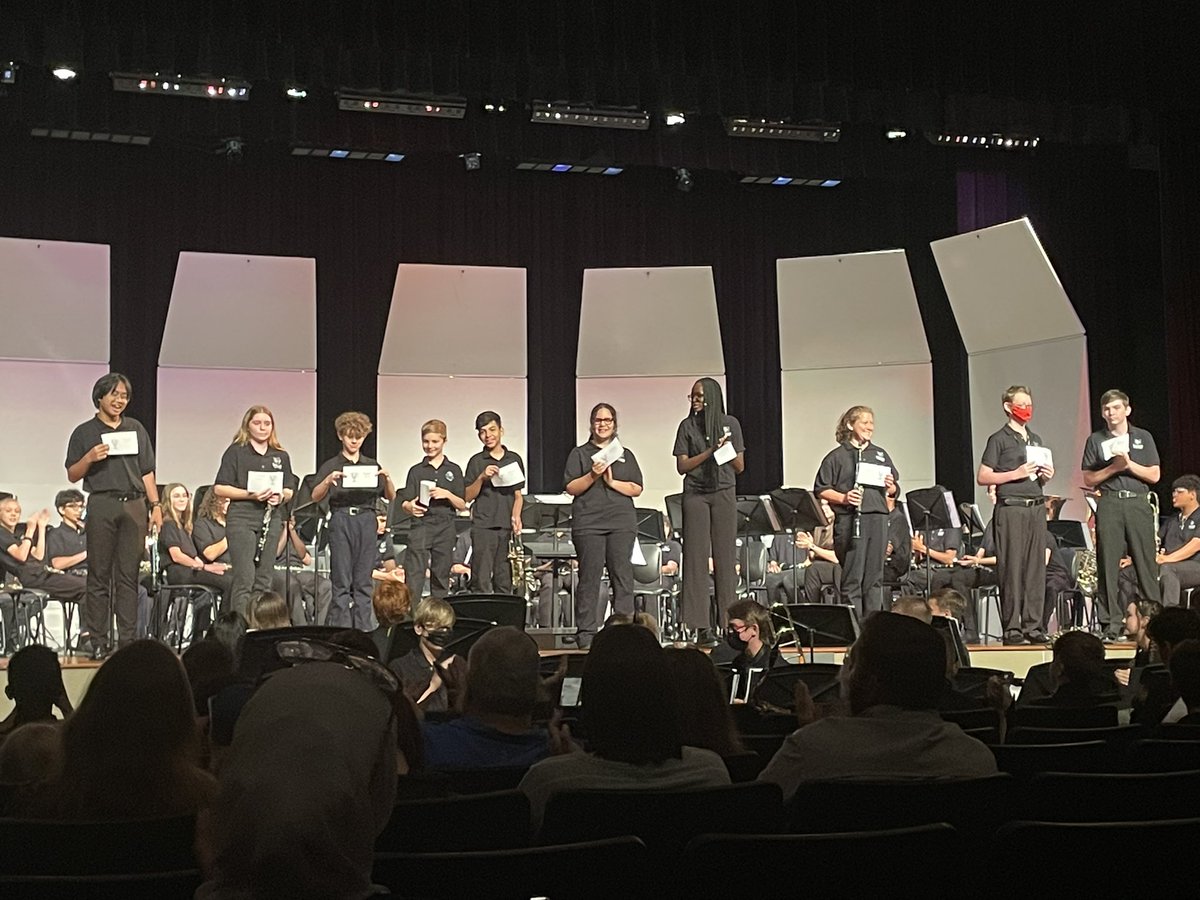 Symphonic Award Winners tonight. So much talent on this stage!