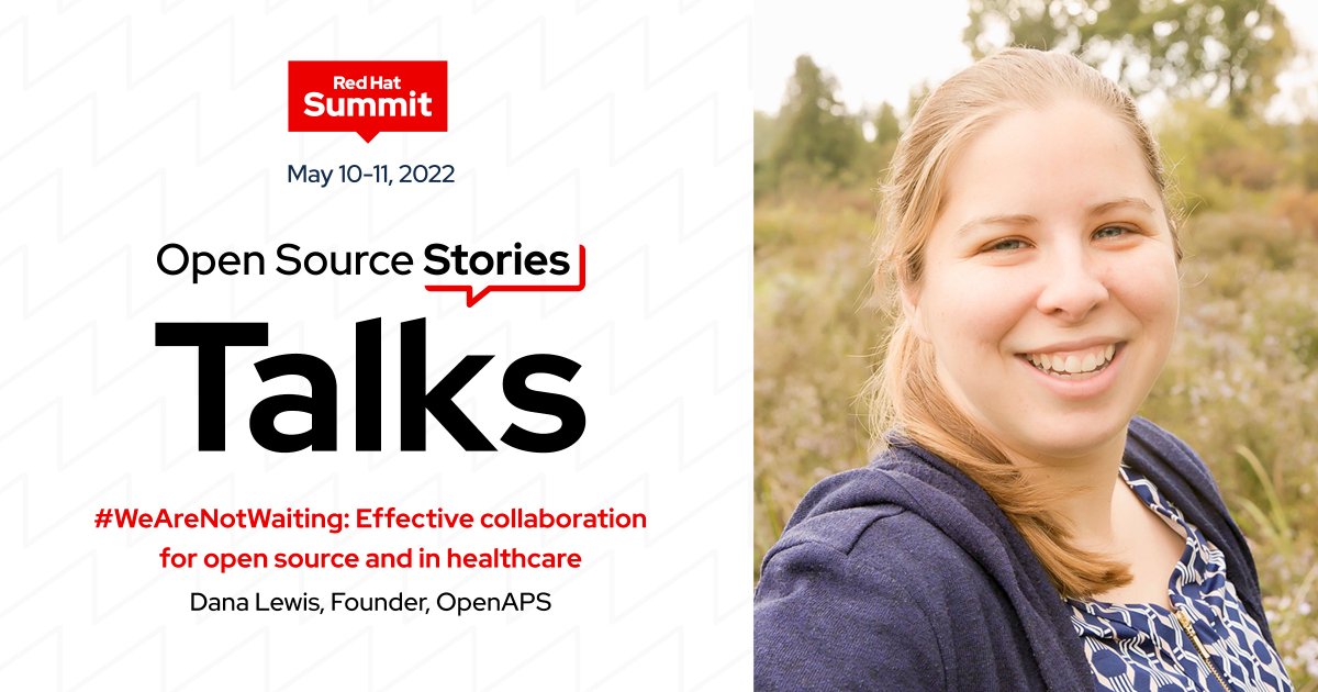 danamlewis's tweet photo. I contributed a talk to @RedHat's #RHSummit (you can register for free virtual access), sharing some perspective on collaborating effectively in open source and in healthcare. 

You can find it here: https://t.co/VoafbNy5v3 https://t.co/vhhWiCEDrg