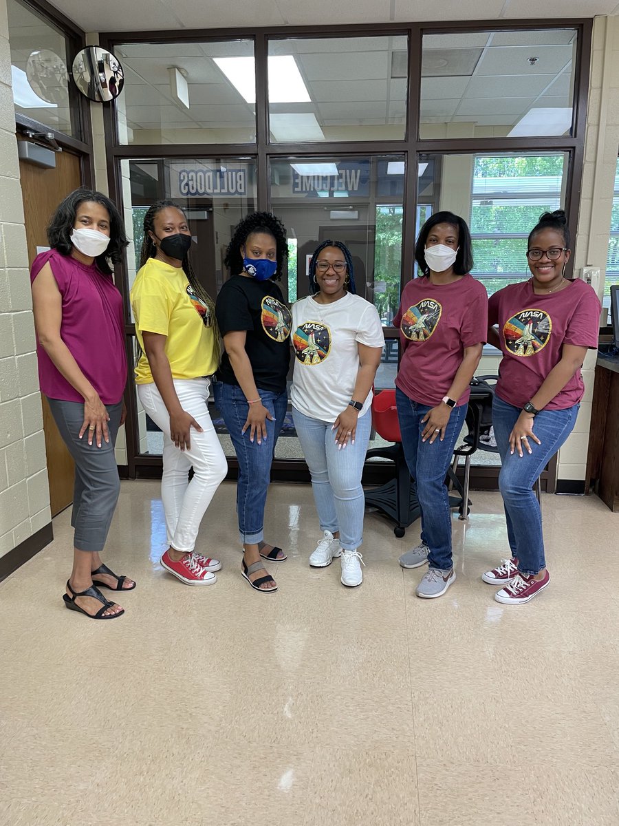DrAShowers's tweet photo. The NASA shirts made it official - @SeabornLeeES’s #GAMilestones scores are going to be out of this world! 🌏🚀 @KGeducator8 @DMills01 @khammonds5 @CosbyMytia https://t.co/Vfk8rKxAUs