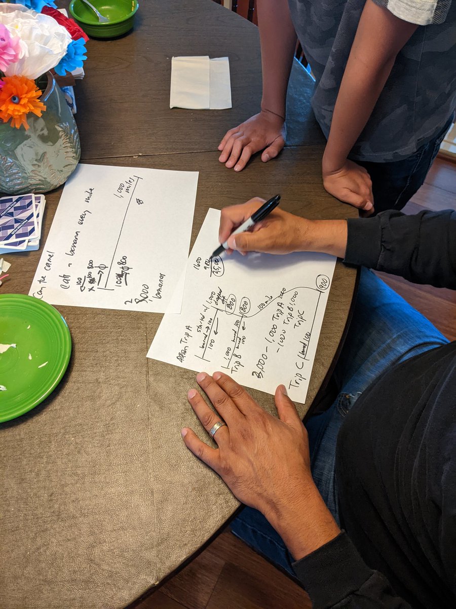 Audrey_Mendivil's tweet photo. When the math problem is so good that after an hour with colleagues, you take it home to your family and start up again. #coreycamel #smusdmath @msdiranna #tmwyk https://t.co/Rdl8vuNS9K