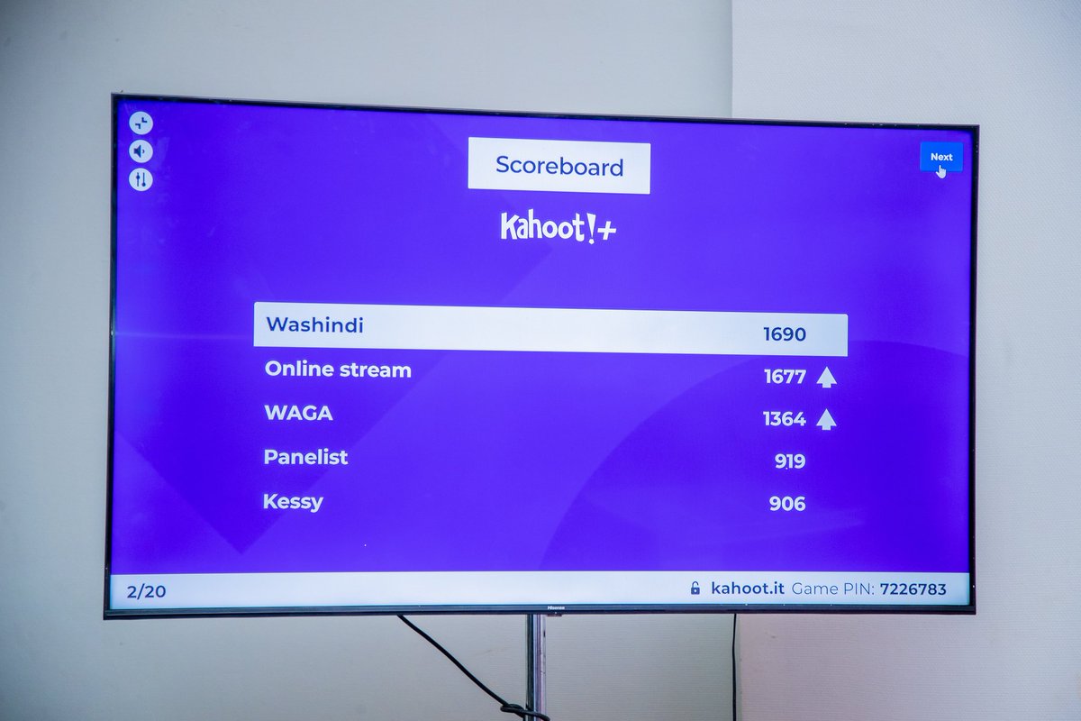 DarShapers's tweet photo. Thread 5 : Kahoot! Time 🔥😜. It ain't a #ShaperTalk with no Kahoot!.
#IWTz2022 @Funguo_Tz @undptz https://t.co/k3VPhrqrlK