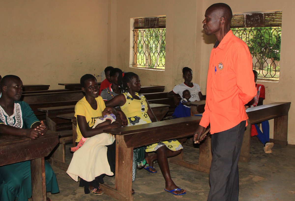 ewad_uganda's tweet photo. Using this model, we asign teachers of different academic disciplines to counsel, mentor, & teach the teenage mothers end encourage them to return to school. #WNCB https://t.co/WQPsAItyPY