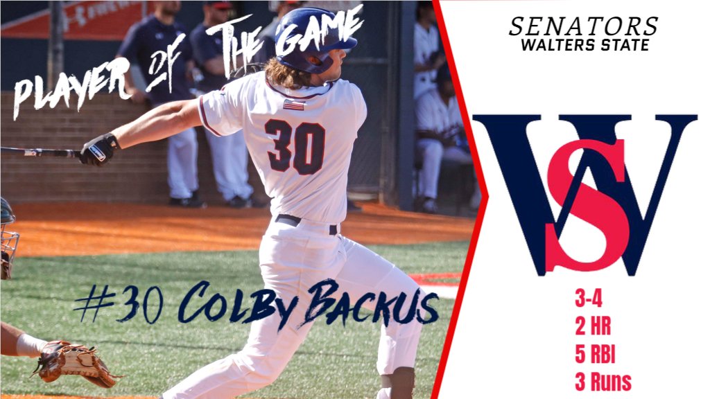 Colby Backus Co-Player of the Game from Game 2 of TCCAA Region VII Tournament ...