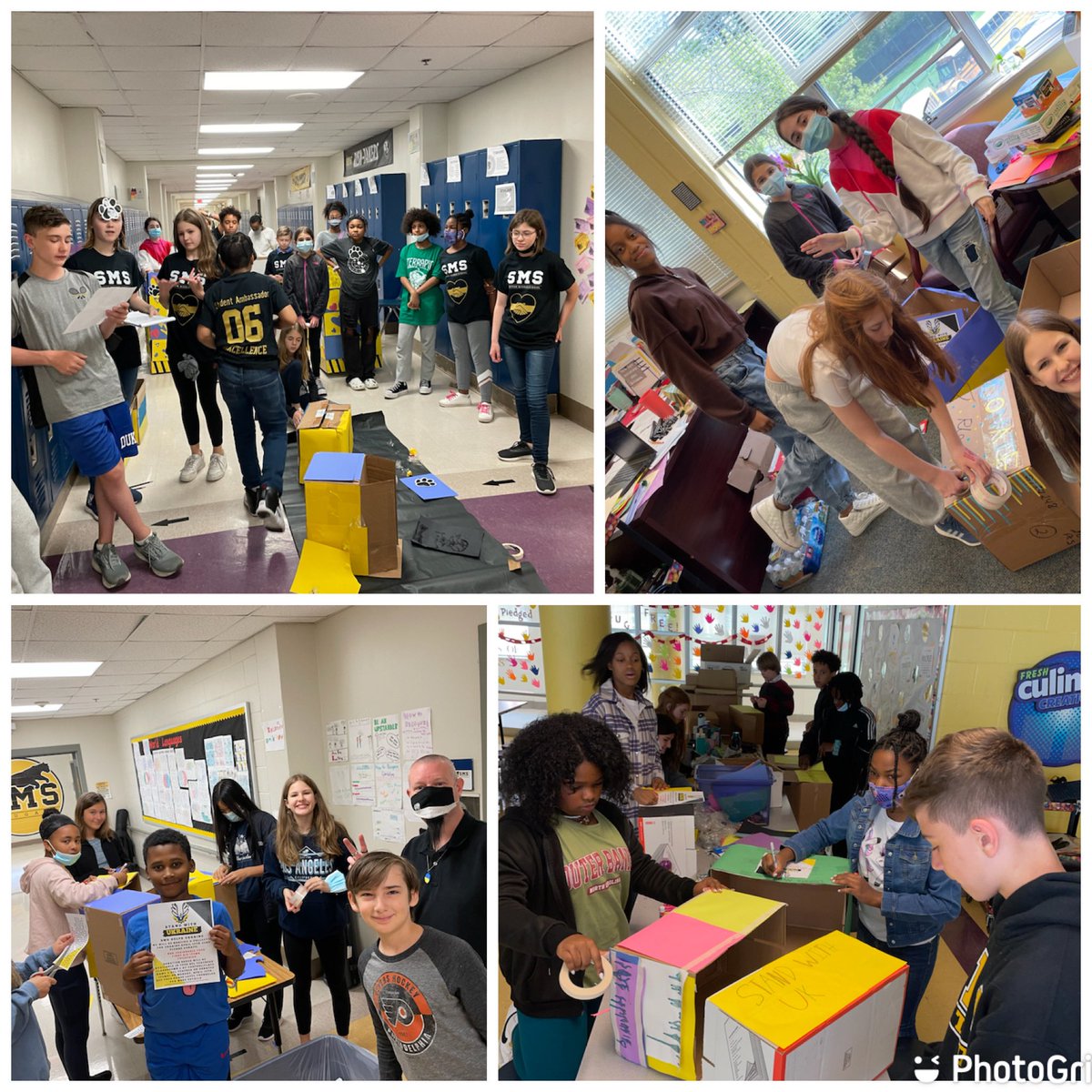 SMS6Counselor's tweet image. SO VERY THANKFUL TO THE SUTTON COMMUNITY-6th AND 7th/8th campus FOR STANDING W/ UKRAINE!! #IBCARING #SERVICEINACTION #SUTTONSTRONG @SuttonPrincipal @suttoncougarsAP @DrMightyN @ICounsel_APS @SMSCounselor8th @SuttonCougars @SuttonMYP