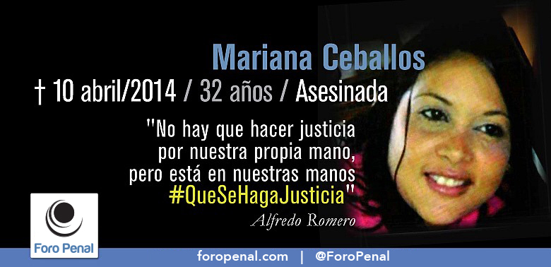 ForoPenal's tweet photo. #10My Hoy se cumplen 8 años y 1 mes de la muerte de 𝗠𝗮𝗿𝗶𝗮𝗻𝗮 𝗖𝗲𝗯𝗮𝗹𝗹𝗼𝘀 10/04/14 
No la olvidemos.  #QueSeHagaJusticia 
- Foro Penal 
Mas sobre el caso aquí: https://t.co/jbYLdlSRbc https://t.co/MH9vAwpATA