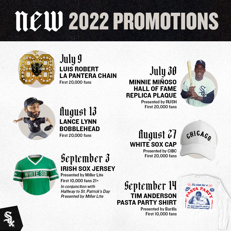 white sox promotions 2022