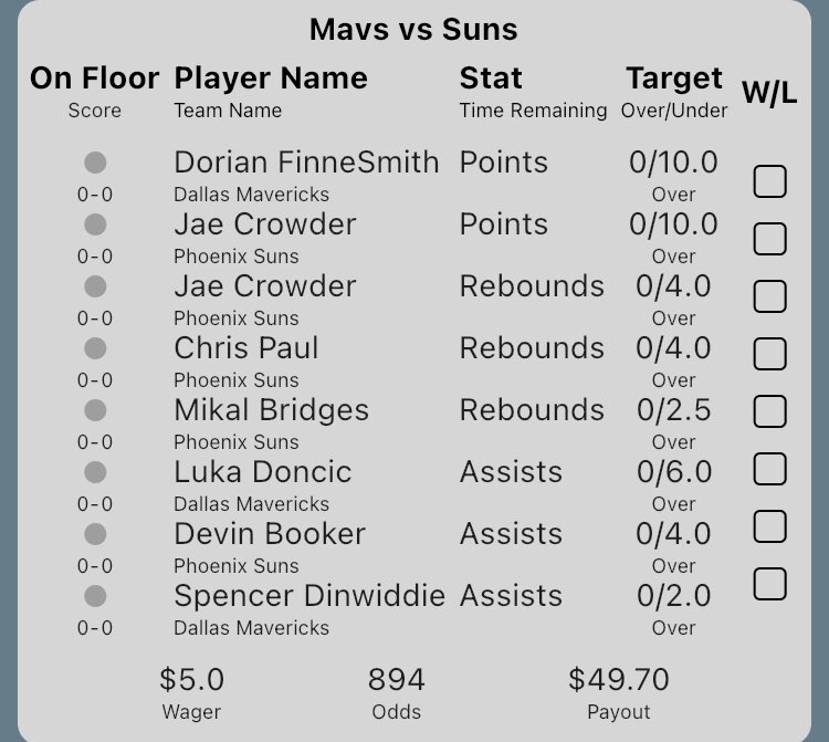JerseySuave4's tweet photo. Going back to the @proptrackerapp for some good juju.

#PhilaUnite  #HEATCulture 
#MFFL  #RallyTheValley 
#PHIvsMIA #DALvsPHX https://t.co/u65WmYV4E3