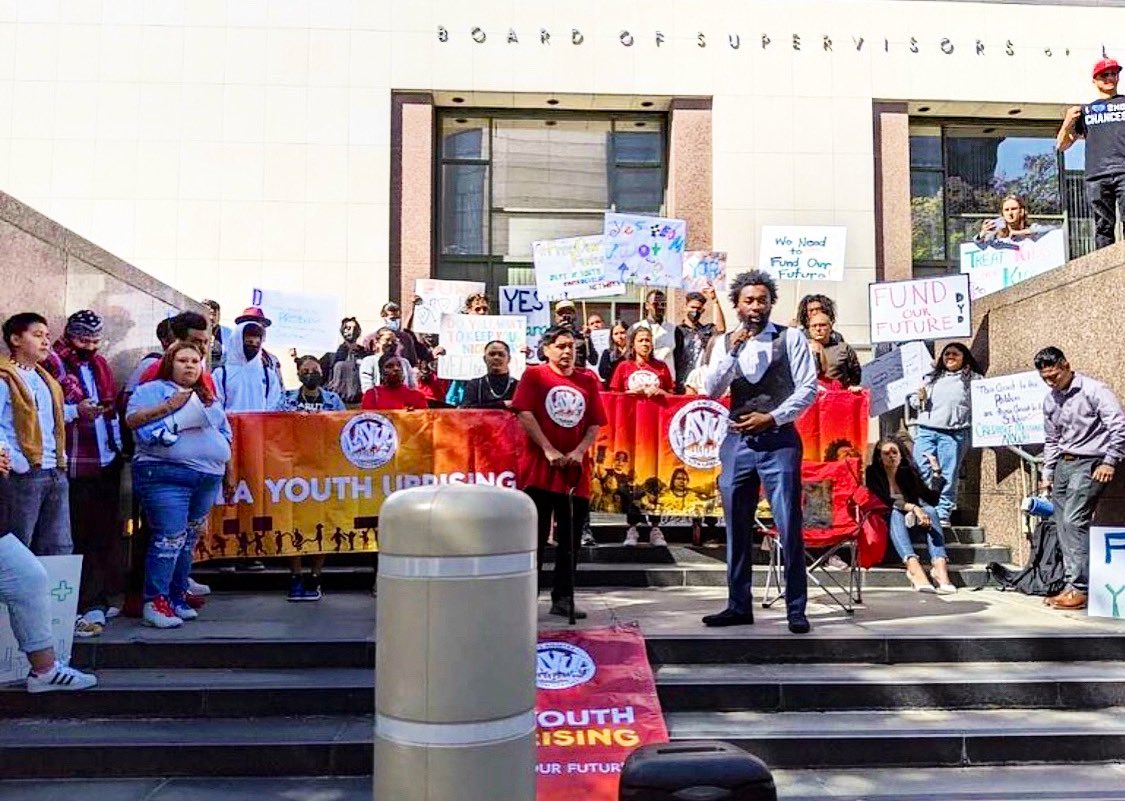Youth Justice Coalition (@youthjusticela) on Twitter photo Hey <a href="/LACountyCEO/">LA County CEO</a> & <a href="/LACountyBOS/">Los Angeles County Board of Supervisors</a> we will not stop until the new Dept of Youth Development is FULLY funded m-at least $150 mill & ALL Youth removed from inhumane conditions at Barry J. Nidorf Juvenile Hall! 🖤🤎 <a href="/SupJaniceHahn/">Janice Hahn</a> <a href="/SheilaKuehl/">Sheila Kuehl</a> <a href="/kathrynbarger/">Supervisor Kathryn Barger</a> <a href="/HildaSolis/">Hilda Solis</a> <a href="/HollyJMitchell/">Holly J. Mitchell</a> Hey <a href="/LACountyCEO/">LA County CEO</a> & <a href="/LACountyBOS/">Los Angeles County Board of Supervisors</a> we will not stop until the new Dept of Youth Development is FULLY funded m-at least $150 mill & ALL Youth removed from inhumane conditions at Barry J. Nidorf Juvenile Hall! 🖤🤎 <a href="/SupJaniceHahn/">Janice Hahn</a> <a href="/SheilaKuehl/">Sheila Kuehl</a> <a href="/kathrynbarger/">Supervisor Kathryn Barger</a> <a href="/HildaSolis/">Hilda Solis</a> <a href="/HollyJMitchell/">Holly J. Mitchell</a>