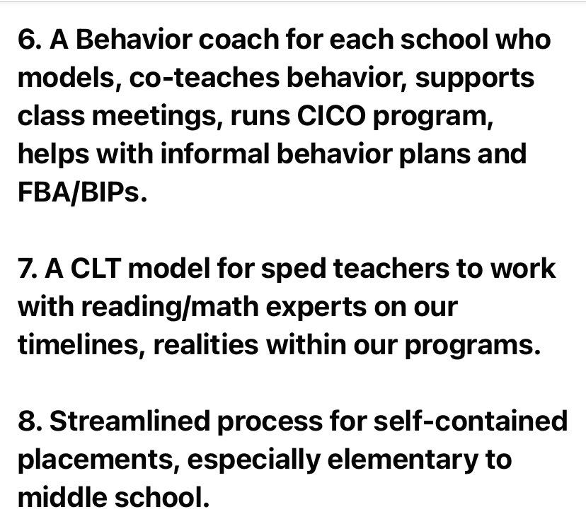 ktrivers14's tweet photo. As PWCS encourages teachers to handle their school-related stress, I realize there are many things that I can't fix or change.  Here are some concrete things that I think would fix/change things.  When I'm in charge I will make all of this happen! 😉 https://t.co/KWspkeQfR4