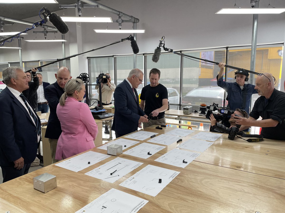 The prime minister has visited a clean energy co-working space in the Newcastle seat of Shortland. The visit coincides with a $50 mil investment for green technology. <a href="/canberratimes/">Canberra Times</a> #auspol