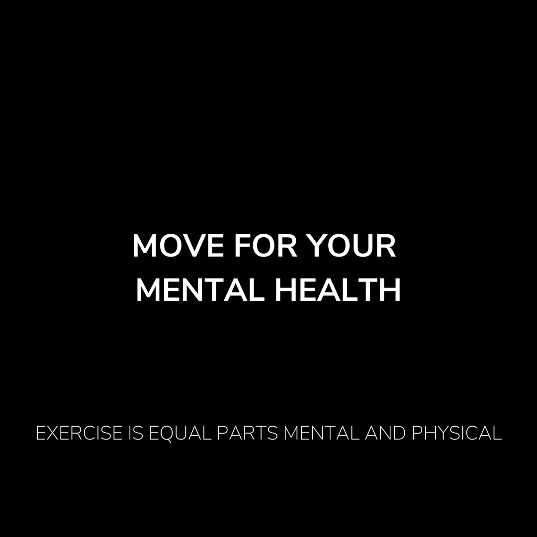 Studies have shown the incredible benefits of exercise on managing and improving your mental well-being.⁣ Physical activity increases self-esteem and self-acceptance, boosts mood, creates new brain cells, builds community and conditions us to better tolerate anxiety. ⁣