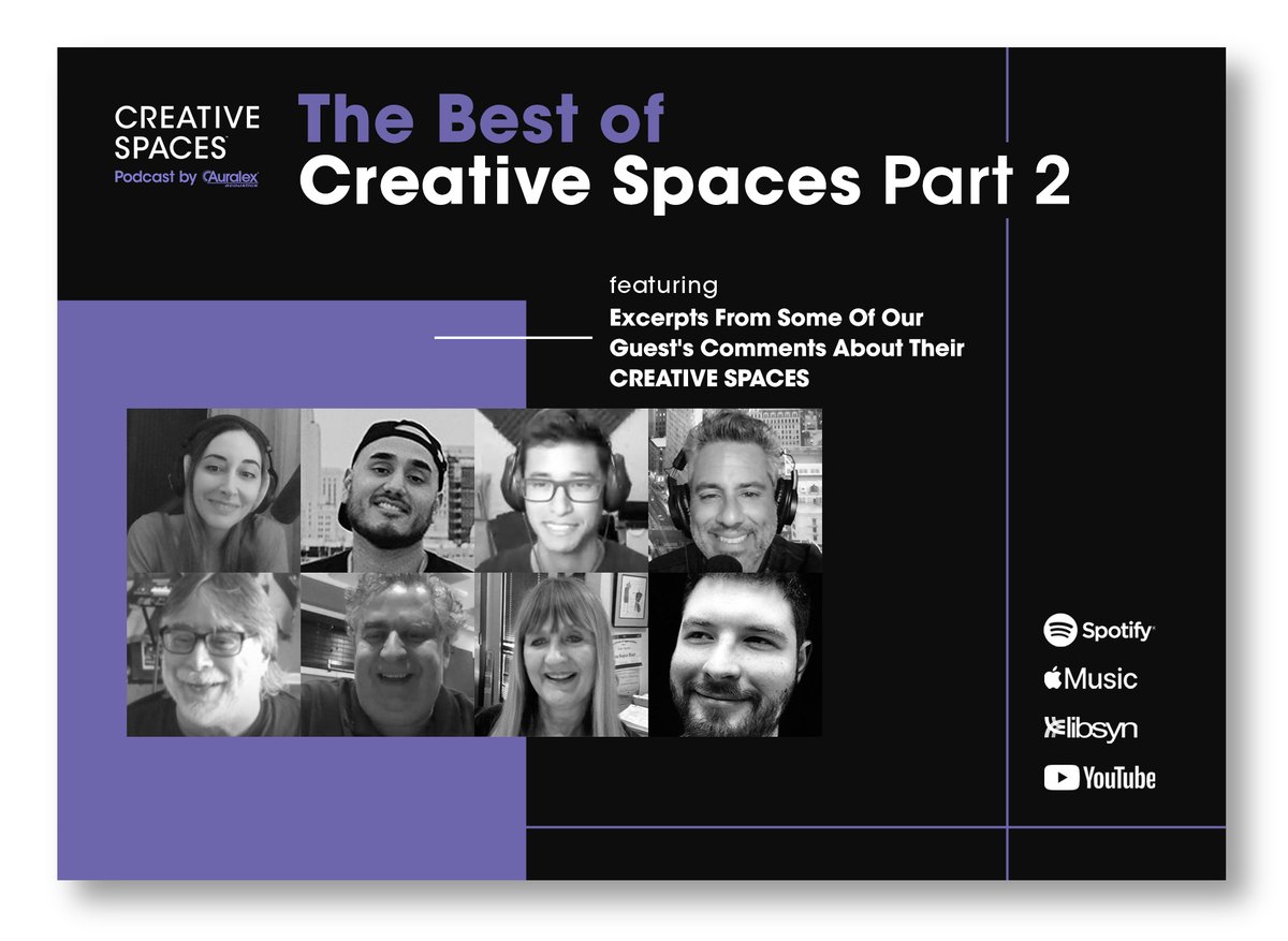 The Best of Creative Spaces Podcast. The choicest cuts from our first 25 episodes.
*Behind-the-scenes in private studios
*Unconventional recipes for success
*Killer advice

ow.ly/gwbk50J4AjI

#bestadvice #soundproofing #studioporn #gearporn #studiovibes #bassplayersunited