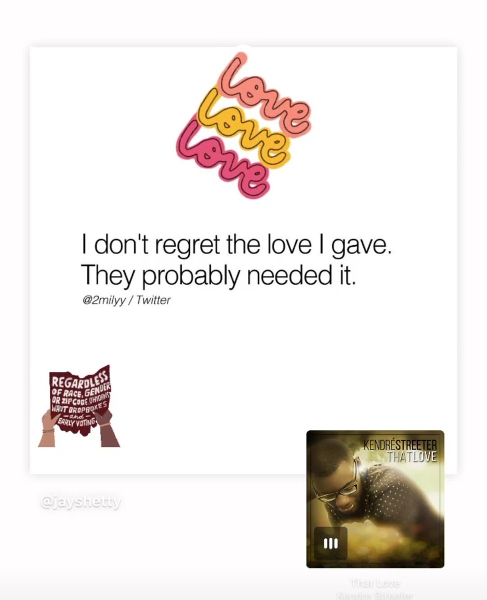 DJ_PROPER's tweet photo. I don't regret the love I gave , they probably needed it .....@Kendrestreeter https://t.co/VMQSl6eqzb