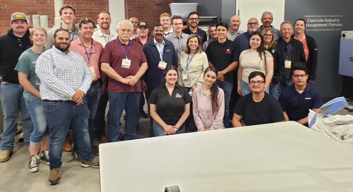 CaPrecastAssn's tweet photo. Ca Precast Concrete Assn toured the CIM program in Chico. Great employees  in the making. https://t.co/DwBDlcdSWE