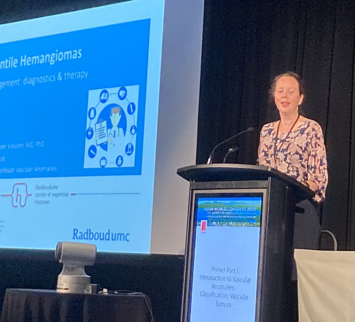 VHarbers1's tweet photo. Great presentation of the management of Infantile Hemangioma by Carine van der Vleuten @HecovanNijmegen at the #ISSVA congress https://t.co/75qxeC1KGI