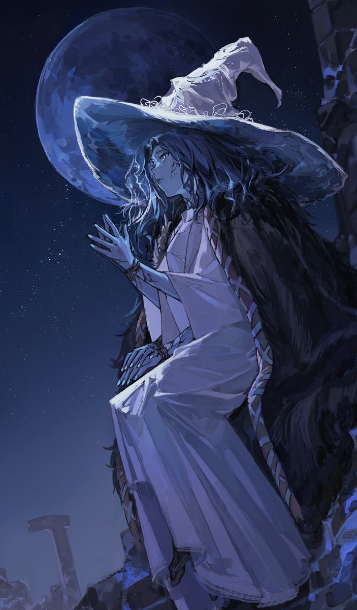 魔女ラニ 「Lunar Princess Ranni 」|Kaneのイラスト