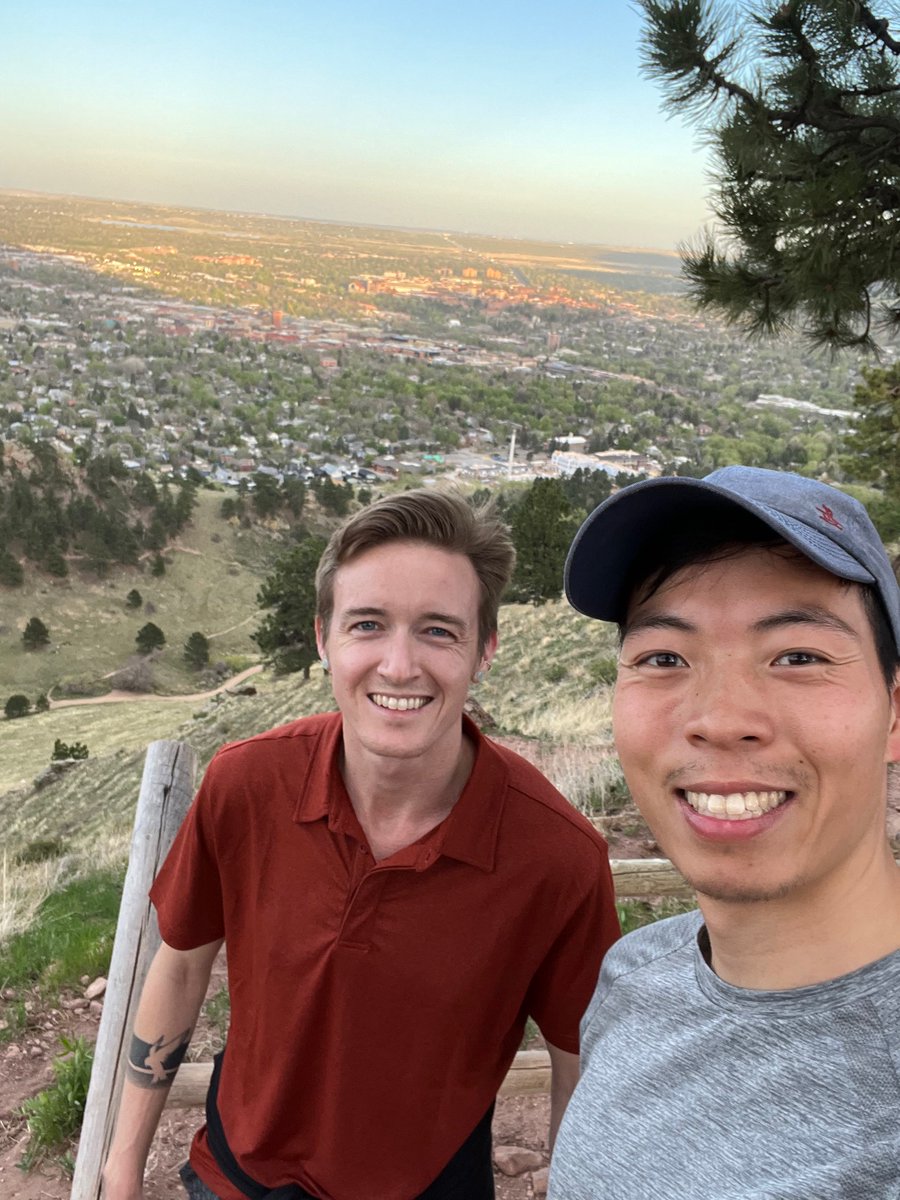 KayMcmonigal's tweet image. in Boulder for the CLIVAR #PatternEffect workshop and I got to catch up (&amp;amp; hike) with a friend I hadn’t seen since undergrad!