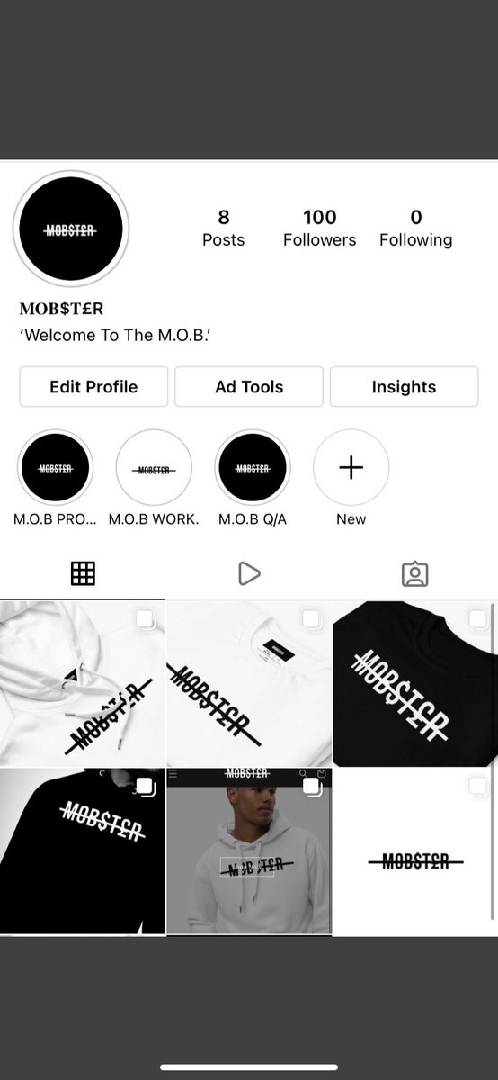 mobsterldn's tweet photo. 100 Followers. 

You are now part of the MOB$T£R family.

Thank you for your support.

‘Welcome To The M.O.B.’ https://t.co/Mg3KgLmv4b