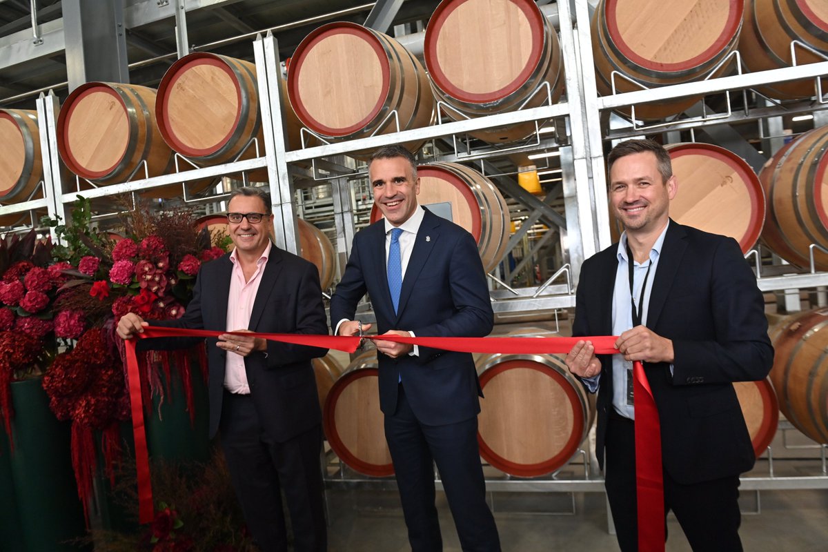 We're incredibly proud to officially unveil our new state-of-the-art premium wine production facility in the Barossa. Read more: indaily.com.au/news/business/…