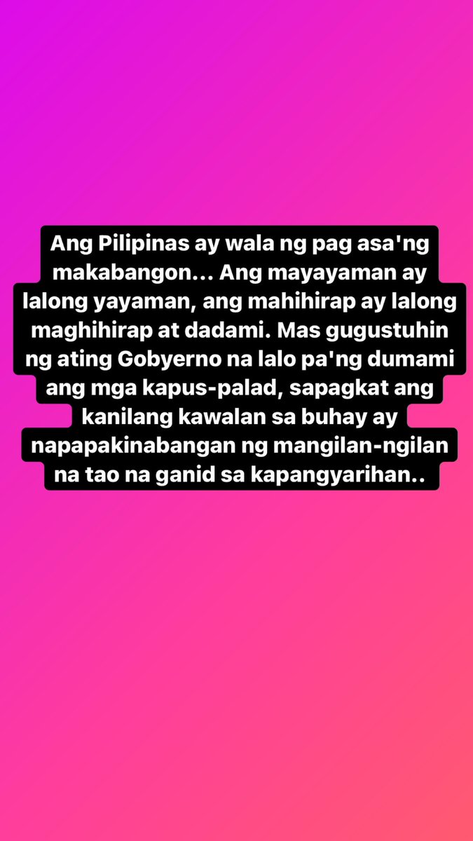 FratyN's tweet photo. Wag natin hayaan mangayri ito satin mga pilipino.lalo na saatin mahihirap.NEVER AGAIN  Titindig tayo dahil may titindig satin wag natin hayaan ang ganto mangyayari.
#Katarungan #katotoohan #Kalayaan #LeniLiwanagSaDilim @lenirobredo https://t.co/GErLzFiPaK
