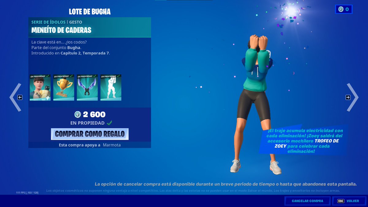 Sebas_027_'s tweet photo. Codigo del @MarmotaYoutube para el mejor baile del juego...la pobreza nunca fue una opcion xd🤑 https://t.co/Snr29rjJok
