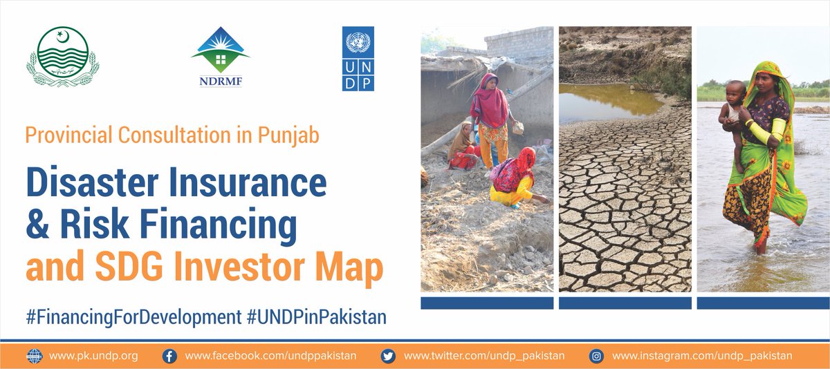 To support the @GovtofPakistan in bridging the financing gap, #UNDPinPakistan, through its 
@PunjabSDGsUnit is hosting the first of its country-wide Provincial consultations with policymakers, experts, and reps from @GovtofPunjabPK
on #FinancingForDevelopment in #Punjab. (1/3)