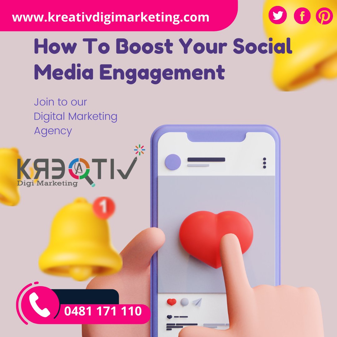 KreativDigi's tweet photo. Upgrade your Social Media Marketing with us!
#business #blog #marketing #digitalmarketing #seo #socialmediamarketing #video #smm #contentwritting #writing #advertising #digital #webdesign #webdevelopment 
For More Details:
📱 0481 171 110
https://t.co/Dj61Fm8LO5 https://t.co/fbepR7H1Bn