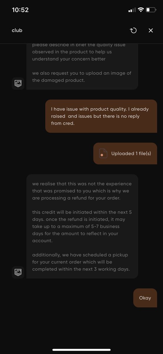 Digitalkeyurs's tweet image. I have ordered boat wireless handset from @cred. I don’t like quality, so I have requested to return. I have requested twice, but no response from #cred. More than 7 days now.