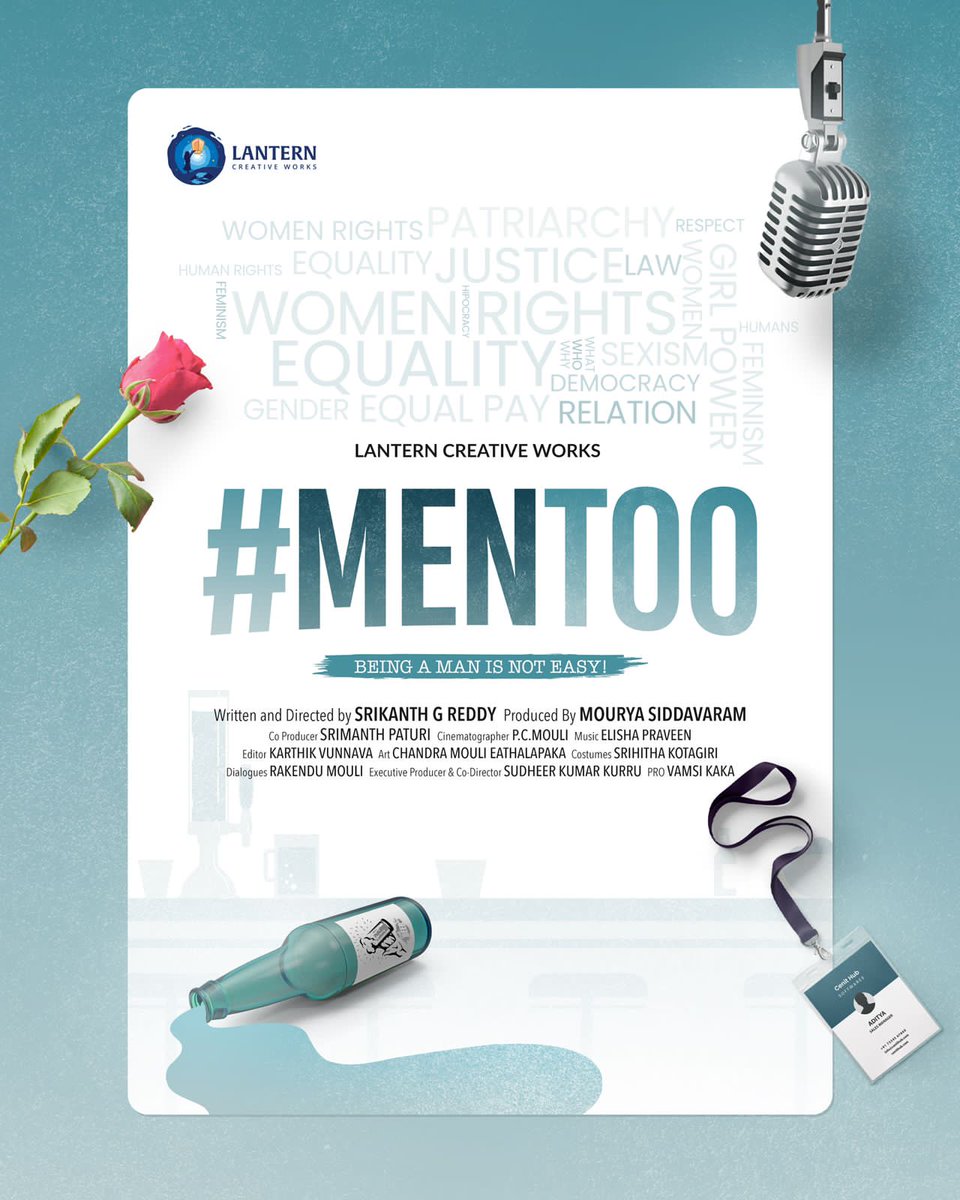 UrsVamsiShekar's tweet image. . @lanterncreates ' #ProductionNo1 brings you the tales of Men!

Get ready to Experience Pure Emotions.
Here’s the title poster of #MENTOO

@nareshagastya @MouryaSIddavar1 @SrizTweets @kaushikghan @IRiyaSuman @priyankaoffl @actorbrahmaji @RakenduMouliV