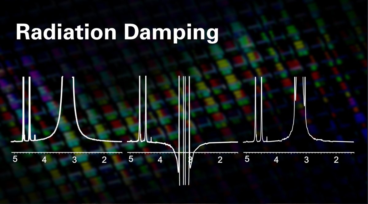 bruker's tweet photo. If radiation damping is correctly accounted for, measurements of trace compounds, undiluted products &amp; the mixture of both can be performed very easily.
How?
Register to download "Radiation Damping: What It Is and What To Do": https://t.co/tI1INEuDnL

#AvanceCore #NMRchat #NMR https://t.co/WbC6xLoIak