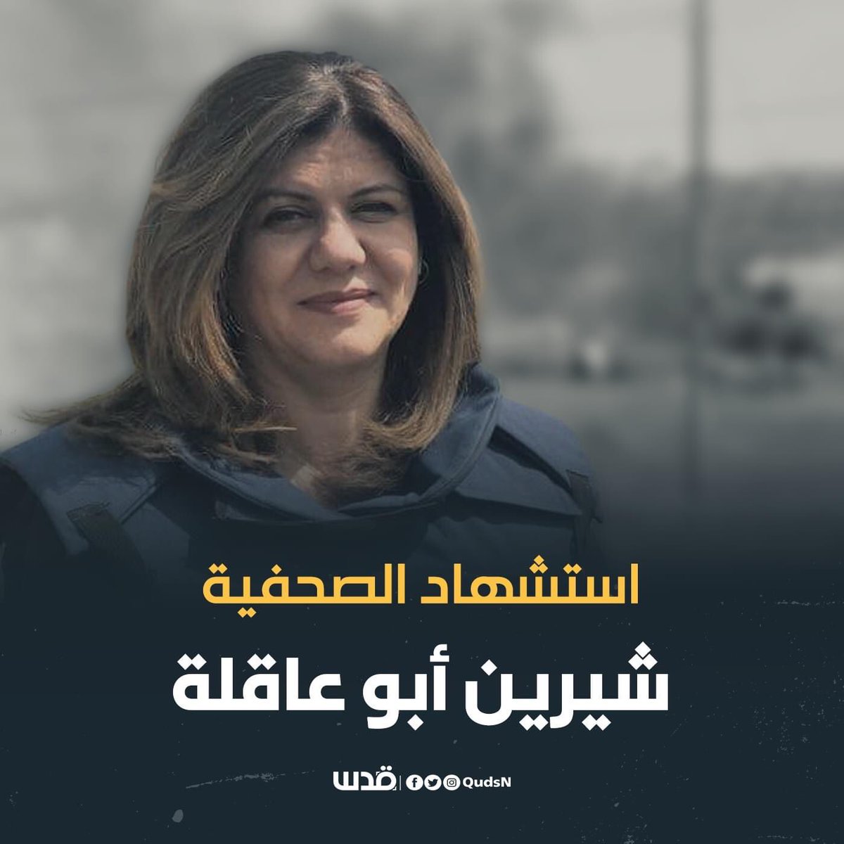 ihsanBaig45's tweet photo. Israeli forces kill one of the most remarkable Palestinian journalist, they shot her head while wearing the press vest.. 
 
#FreePalestine 
#شيرين_ابو_عاقلة https://t.co/ZiXg8AwP2m https://t.co/in7NLqCMCm