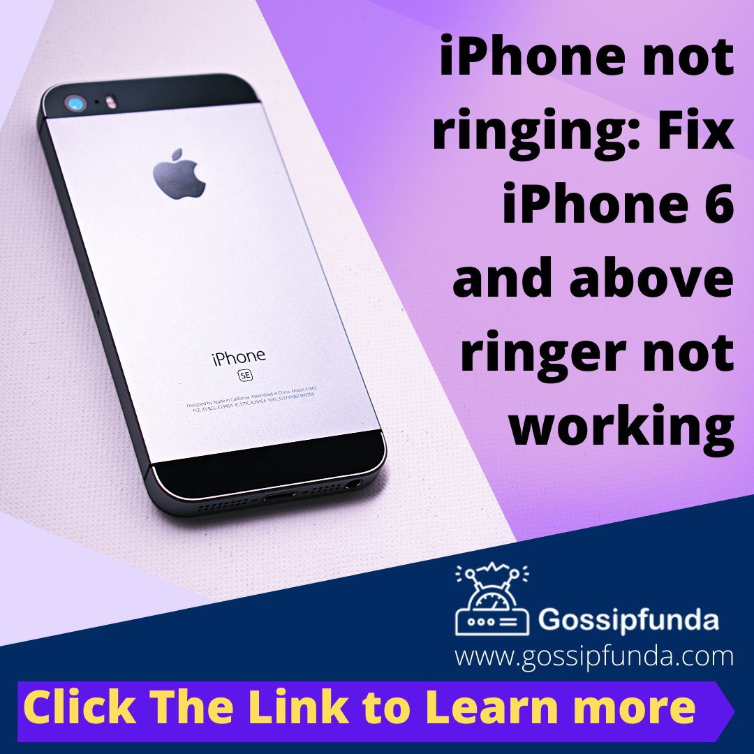 gossipfunda's tweet image. If Your iPhone📱 isn&apos;t ringing, If Your iPhone📱 6 ringer not working.
Click the link below to fix iPhone ringer👇👇
gossipfunda.com/iphone-not-rin…

#iphonefix #iphonetroubleshooting #iphoneissues #iphone6