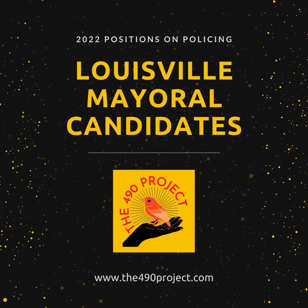 The490Project's tweet image. We sent a survey regarding policing to all the mayoral candidates and we put together these responses based off that survey. The mayor will have significant influence on the next collective bargaining agreement between the city and the River City FOP. Vote well! 1/4