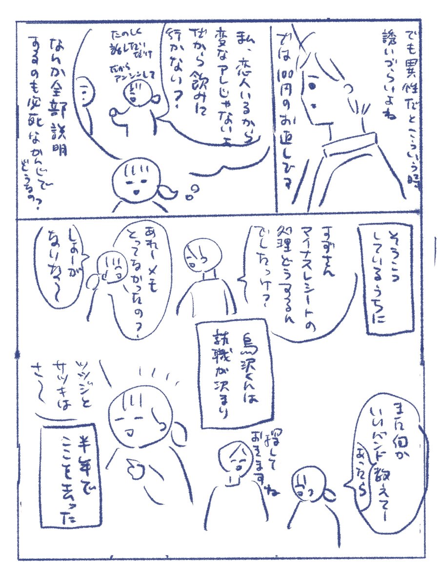 感じが良い人
#さくまのまんが (1/3) 