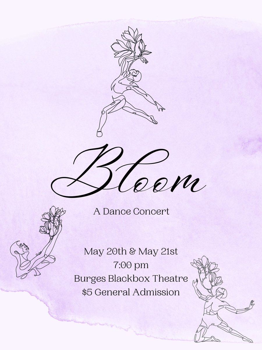 BurgesDance's tweet photo. The Burges Dance Dept. proudly presents our spring 2022 dance concert, Bloom.
#burgesdance #amicichorea #nhsda #burgesmustangs #oneburges #bechslife #episdfinearts #iamepisd #episdproud #bloom https://t.co/03aUCGRI5l