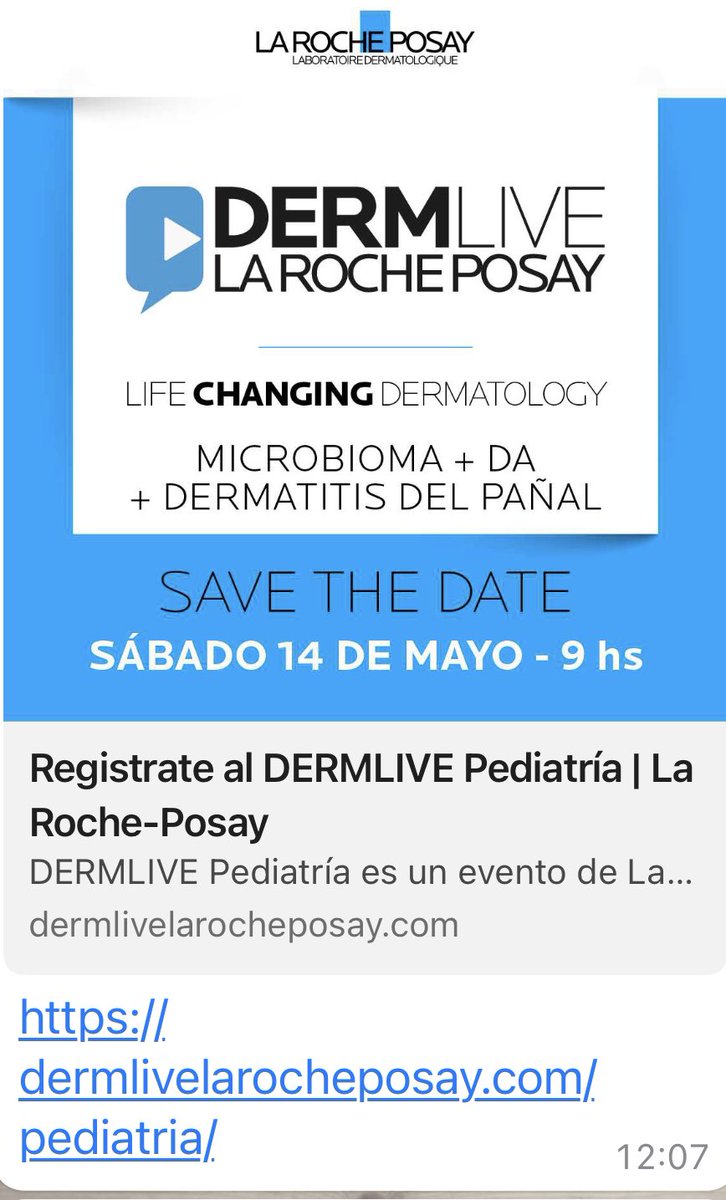 telerinonline's tweet photo. https://t.co/sHkqGihkXA a los #dpediatras y #dermapediatras el sabado no se@pierdan el #dermlive @LaRochePosay_ar con @drapauluna @AntonioTorrelo y mas amigos https://t.co/1uqJiQ1PVe