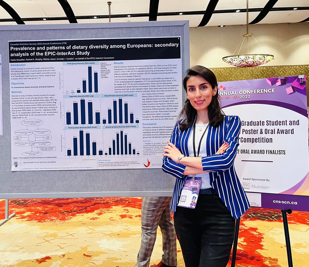 HadisMozaffari's tweet photo. I was honoured to attend the @CNS_SCN Annual Conference last weekend to present two abstracts from my PhD thesis and to be recognised as one of the top 8 finalists of poster competition.

Many thanks to CNS for the travel award! https://t.co/Q2sOxHcbj6