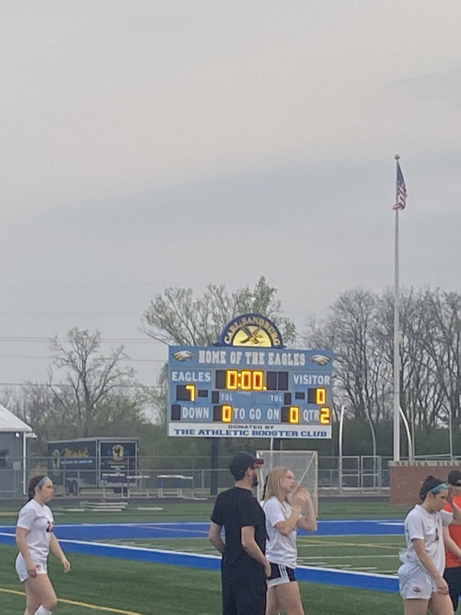 Great job by <a href="/CSgirlssoccer/">Sandburg Girls Soccer</a> as they defeat Lincoln-Way West 7-0! 🦅⚽️💪
