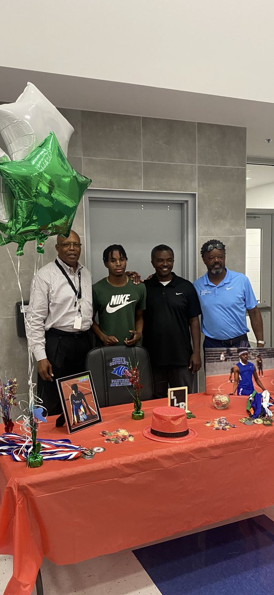 Congratulations to Emmanuel Ekong signing with TCU Track and Jordan Robinson signing with Mississippi Valley boys track…North Crowley boys track
