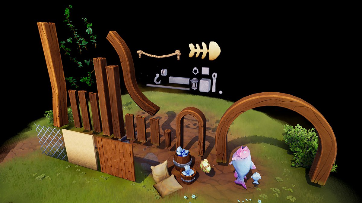 Hi everyone! This is "Fishmonger's House", based on the awesome concept by Gaëlle Mazeau-Triaut. More details on Artstation 🐟artstation.com/artwork/b5dE5k

#unrealengine #substancepainter #zbrush #blender3d