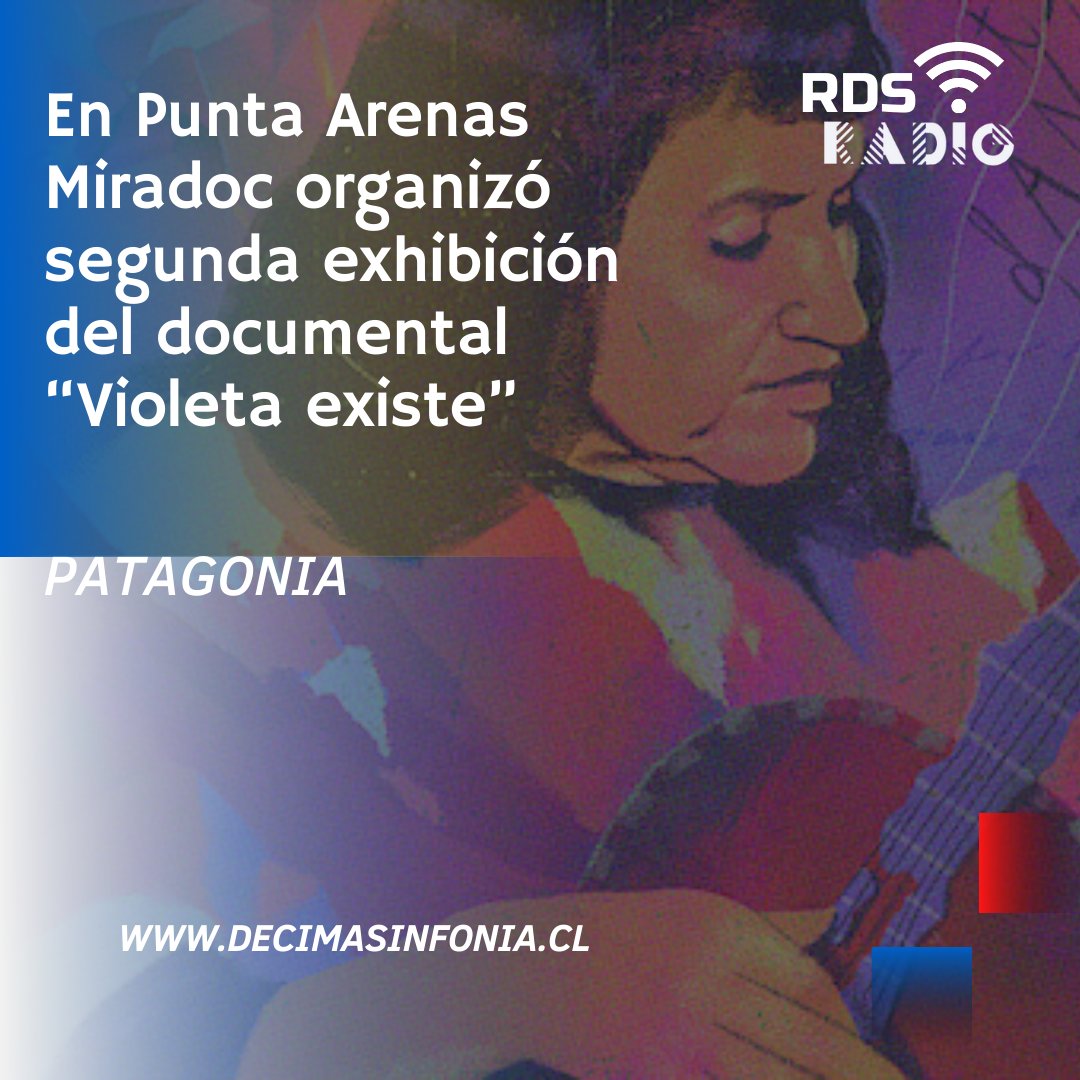 DecimaRadio's tweet photo. En #PuntaArenas #Miradoc organizó segunda exhibición del documental “#Violetaexiste”
https://t.co/4QFPhM4A2a https://t.co/g4uy0tljq1